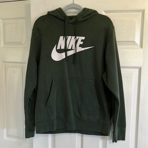 Dark green nike hoodie